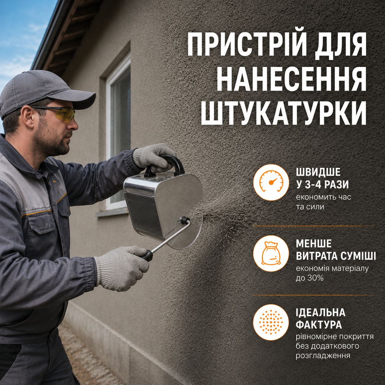 Шубомет для штукатурки